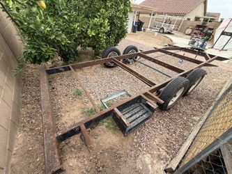 27’-L x8’-W Tandem-axle Trailer Frame (Limit of Time only Price Drop)