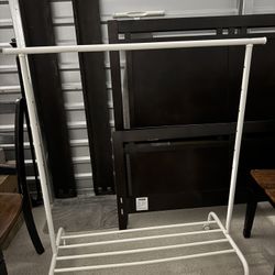 White Rolling Rack 