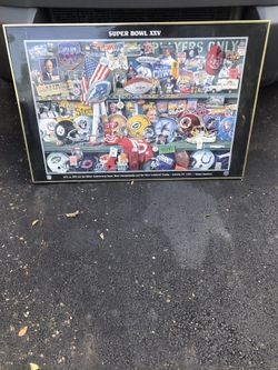 Football Super Bowl 25 poster