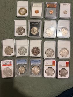 Ms graded silver Morgan’s and Misc