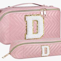 Personalized Gifts for Women, Initial(D)Makeup/cosmetic brush bag