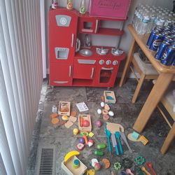 Kidkraft wooden play kitchen