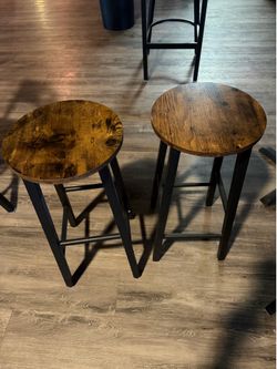 Wood stools