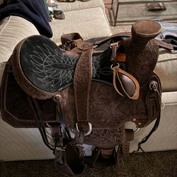 17.5” Sheridan Chocolate Wade Saddle