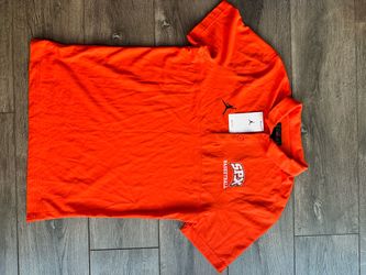 New with tag Jordan SPX Basketball Orange Polo Shirt