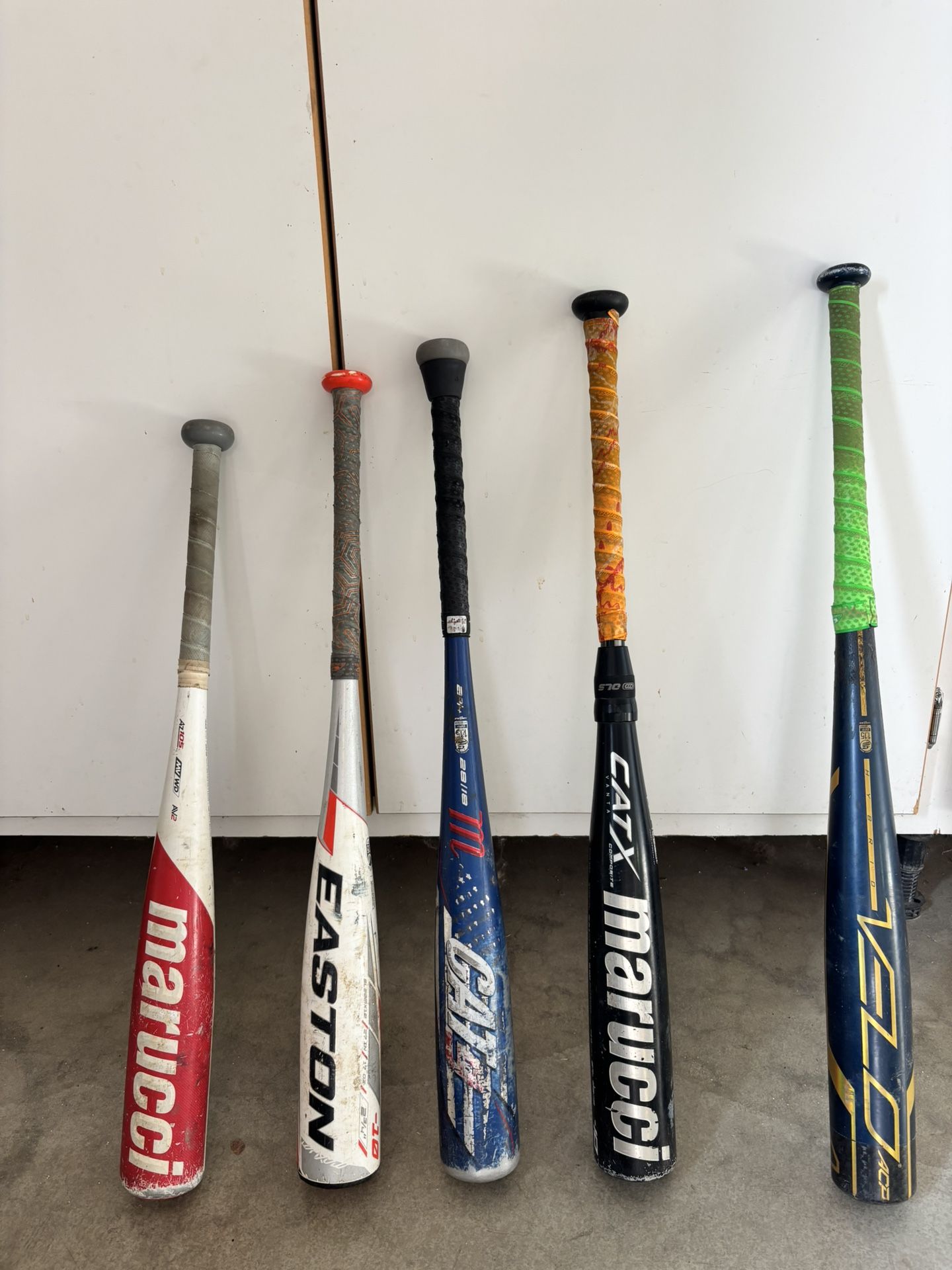 Used Baseball Bats - USSSA - Good Condition