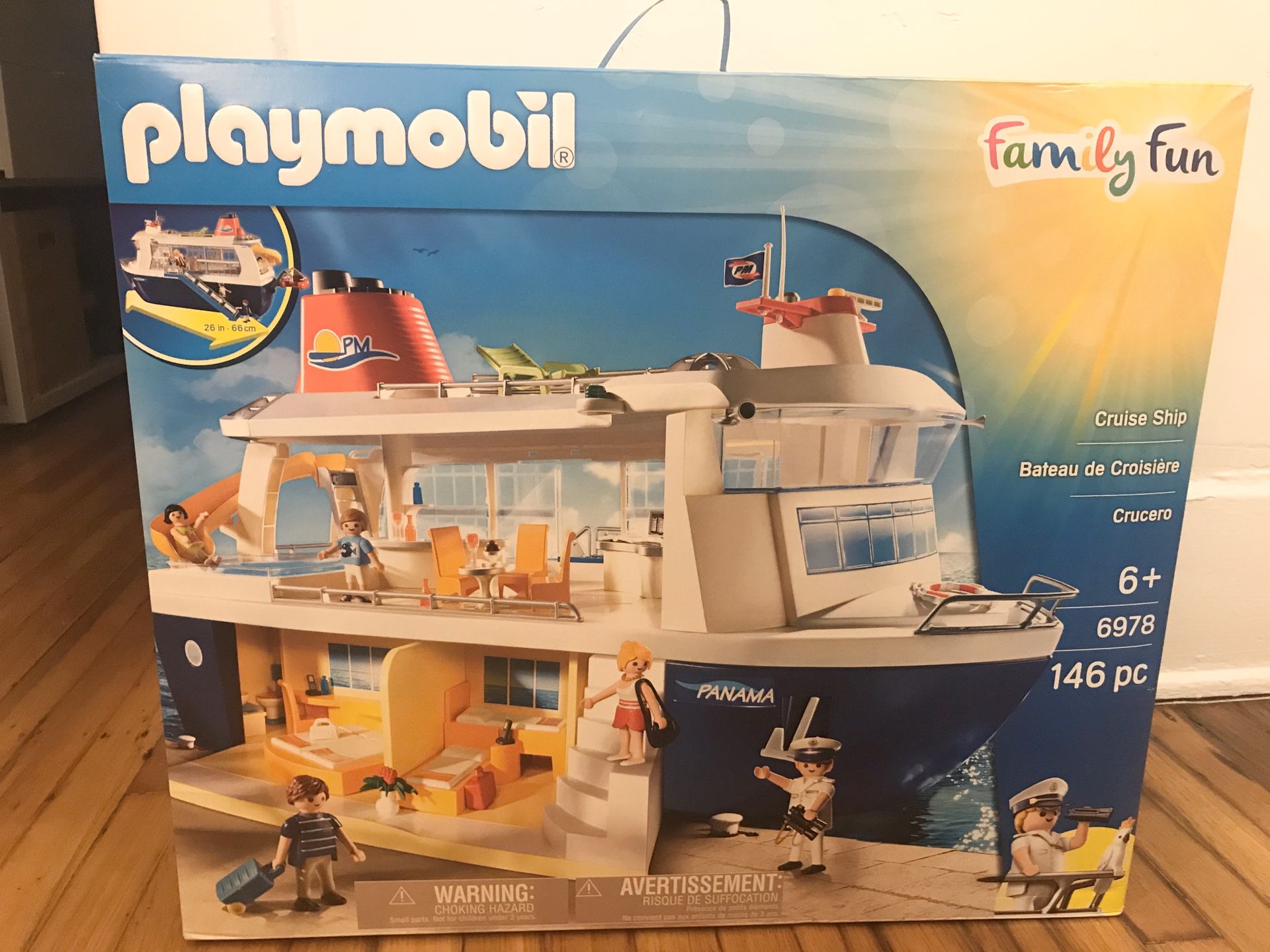 Playmobil Cruise Ship, Family fun,Toy, Unused, Never opened