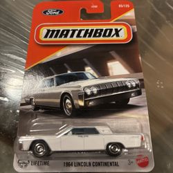 1964 Lincoln Continental White Matchbox 