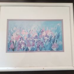 Framed Oil Painting With The Artist Signature