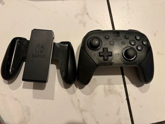 Nintendo Switch Pro Controller and Joy-Con Grip