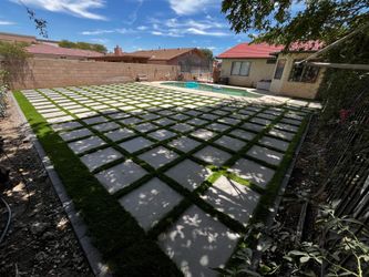 Grama artificial///pavers///rook///more