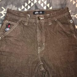 Brown Vans Straight Pants