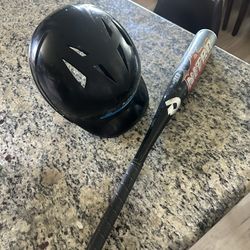 Youth Baseball Helmet (Champro Medium) + DeMarini Nitro Bat - Great Condition!