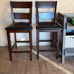 Barstool Chairs, Brown Color