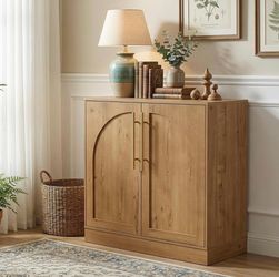 Oak Sideboard Buffet Cabinet with Storage
