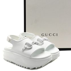 Gucci Sandals - White - New - On Sale