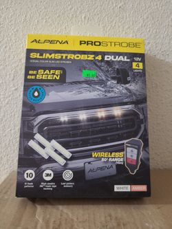 ProStrobe Slimstrobz 4 Dual Color Slim LED Strobes 12v 4 Lights