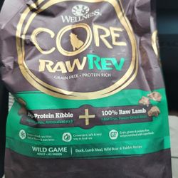New CORE Raw REV Wild Game Dog Food 4lbs