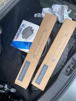 Mazda shocks And Brake Pads