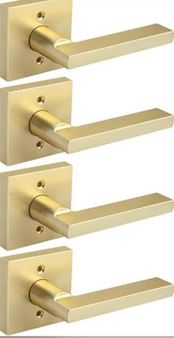Brush gold Dummy Door Handles