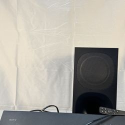 Sony HT-SC40 Soundbar Home Theater System – Subwoofer & Remote – Black