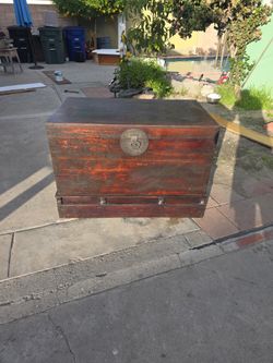 Antique Chest Trunk 