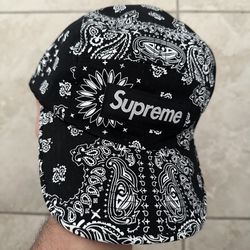Supreme Bandana Camp Cap
