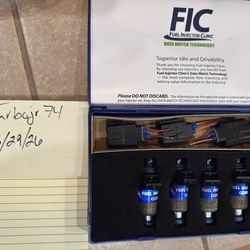 FIC Fuel Injector Clinic Injectors 950cc low impedance with connectors