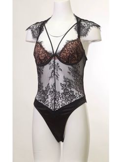 Oh La La Cheri   Madelyn Lace Ca ge Fashion Teddy