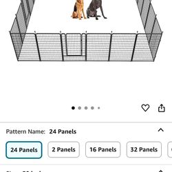 Portable Fence For Dogs Or Garden 