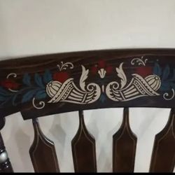 ROCKING CHAIR - SOLID WOOD...The Arms of Chair Could Use a Little Tighting, Other Wise in Great Condition..