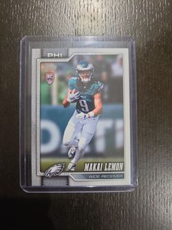 Makai Lemon Topps Rookie NFL Trading Card