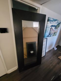 Huge Mirror And Huge Canvas Painting