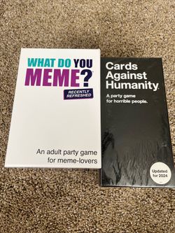 2 Games: What Do You Meme? and Cards Against Humanity