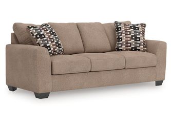 Triston-Peaks Suede Queen Sofa Sleeper