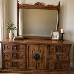 Dresser and amor with drawers