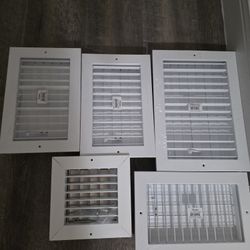 Air Grille. Vent Cover Grille for Sidewall. White Collor