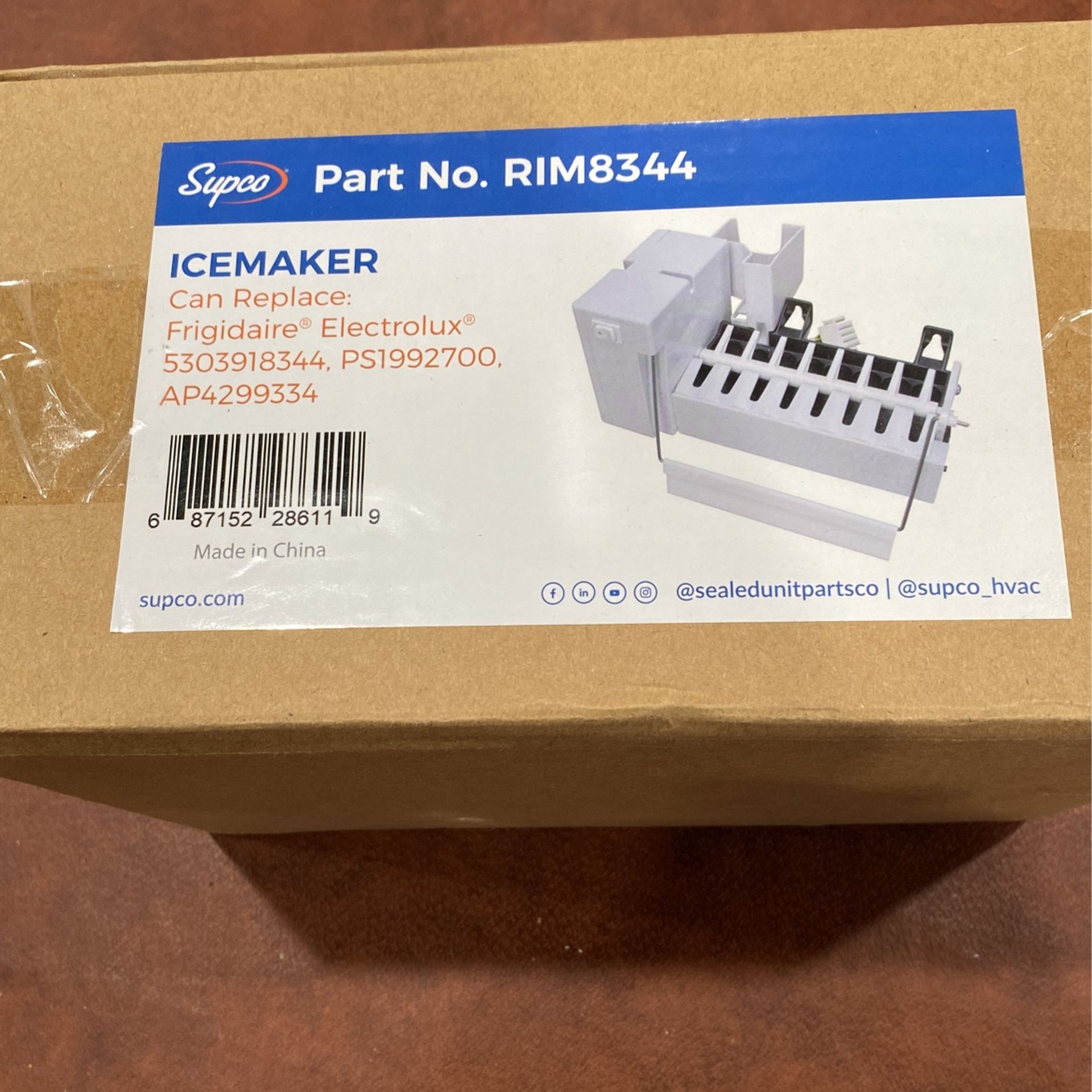 Ice Maker Frigidaire Electrolux