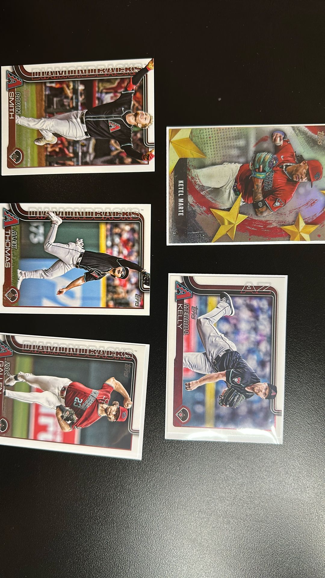 MLB Player Cards Diamondbacks Tops 2025 Series Two