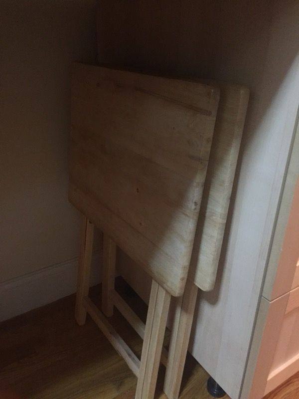 Kitchen cabinet and table