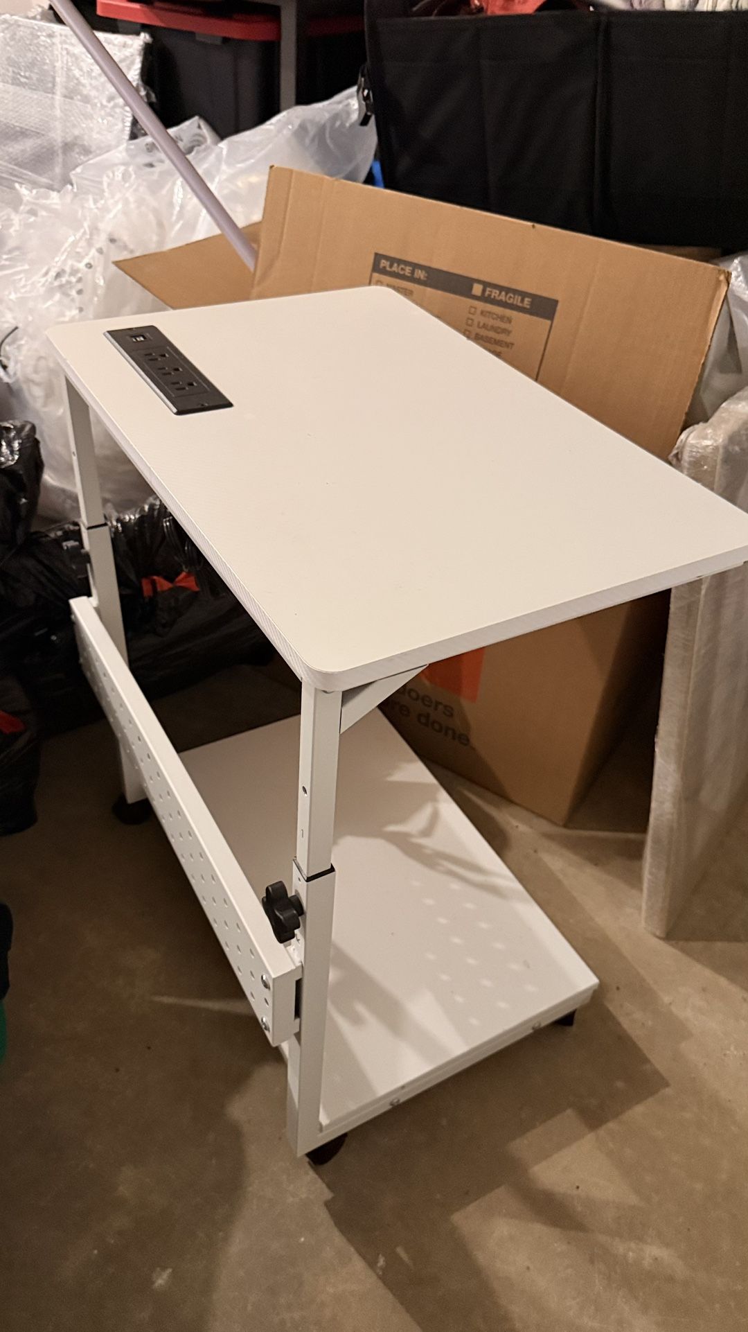 Computer Stand with Wheels