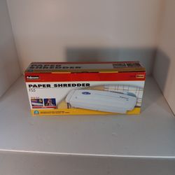 Fellowe's safe shred paper shredder Fellowes SHRED300 300 portable pail can  New
