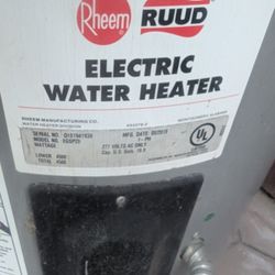 Electric Water Heater!!!
