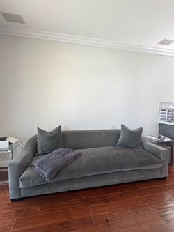 Ralph Lauren - Charcoal Grey Couch