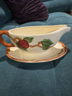 Apple Pattern Gravy Boat