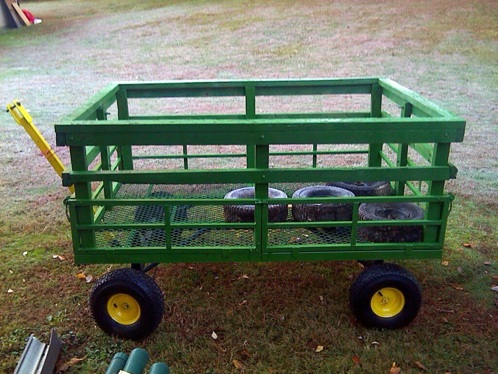 Garden tractor big cart