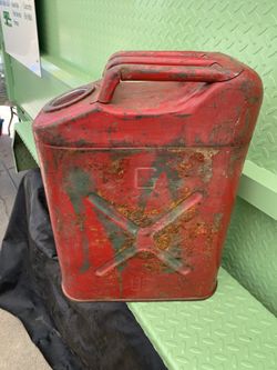 Vintage US army gas tank