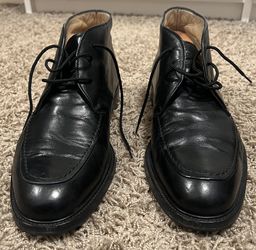 Bally Black Leather Men's Chukka Boots