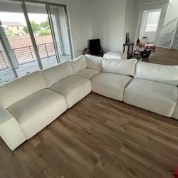 White Sectional Sofa