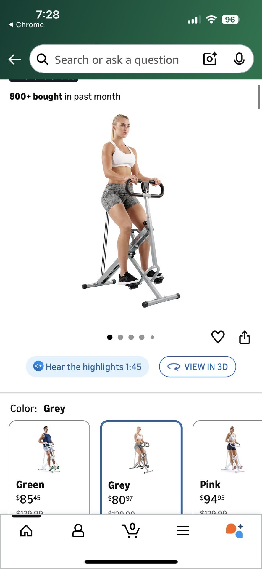 Sunny Health Row & Ride